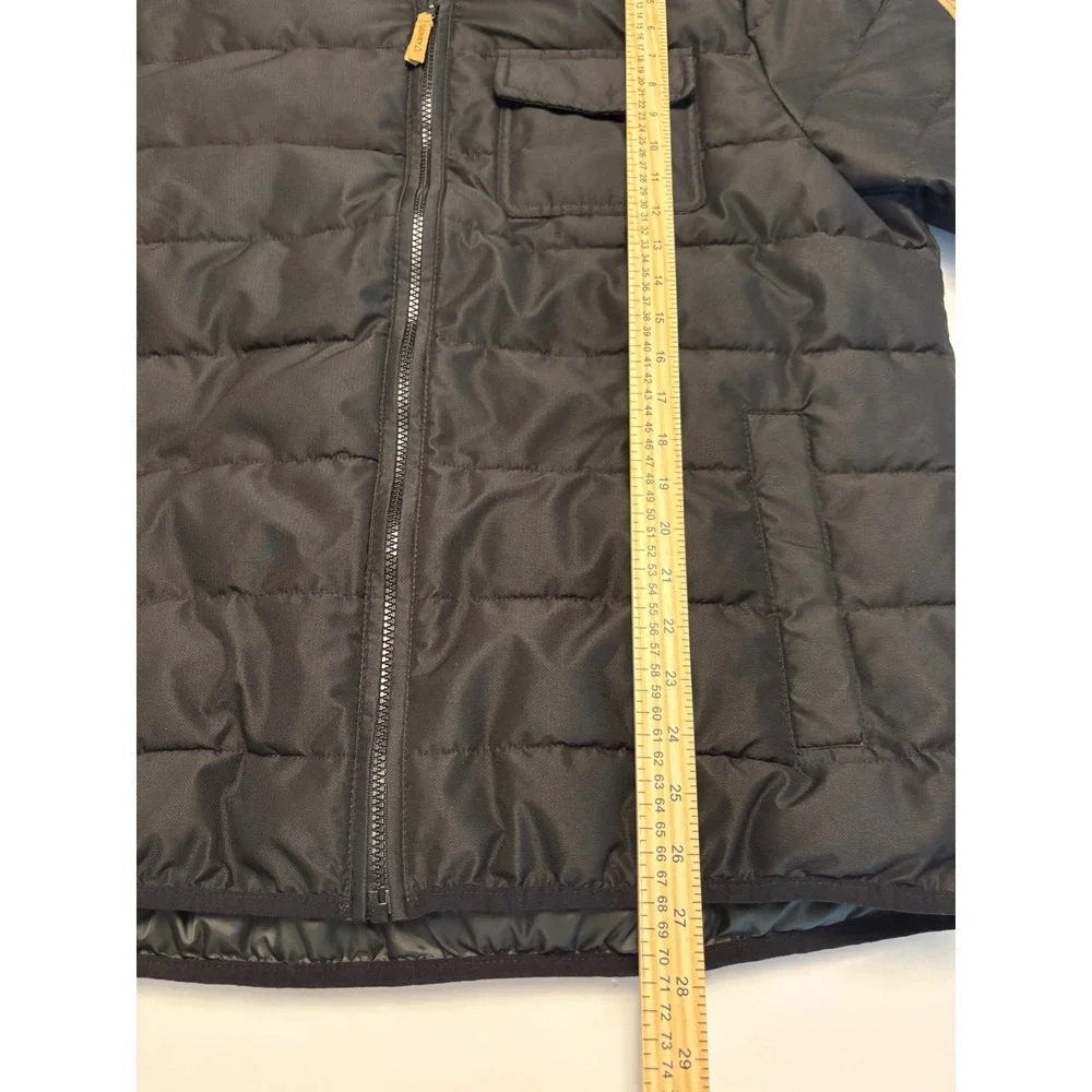Gerry Puffer Jacket Mens XL Black Quilted Full Zip Insulated Outdoor Coat